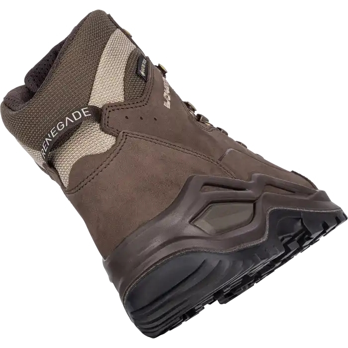 Bottes De Randonnée Lowa Renegade Mid GTX Femme - Taille 40 (US 8.5), Noir, Gore-Tex, Occasion Très Bon état