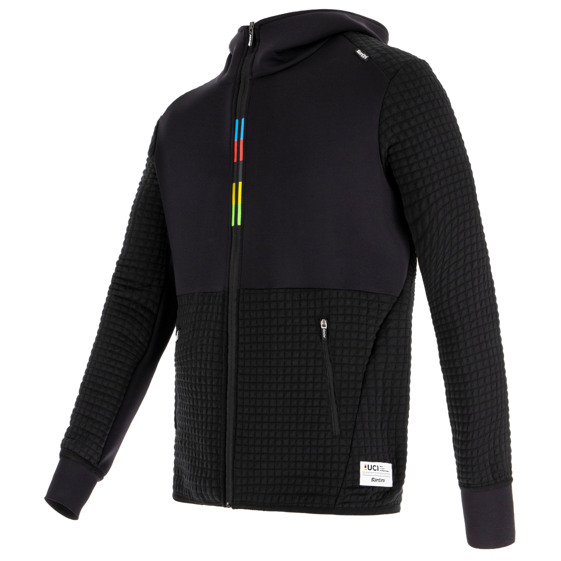 Picture of Santini UCI Rainbow Casual Jacket RE40075GROOVUCI