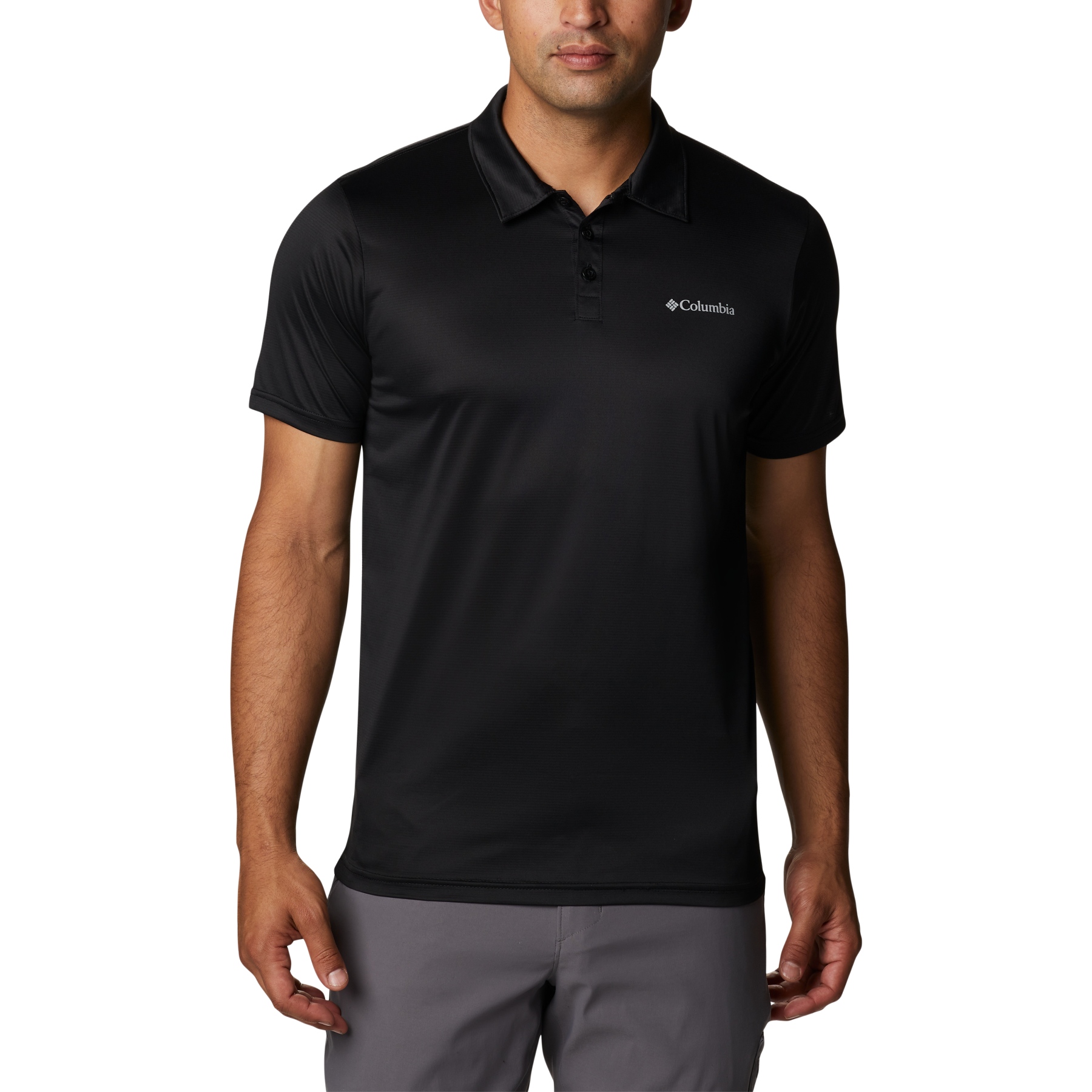 Produktbild von Columbia Hike Poloshirt Herren - Schwarz