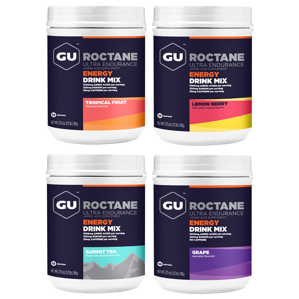Image of GU Roctane Energy Drink Mix - Carbohydrate Electrolyte Beverage Powder - 780g