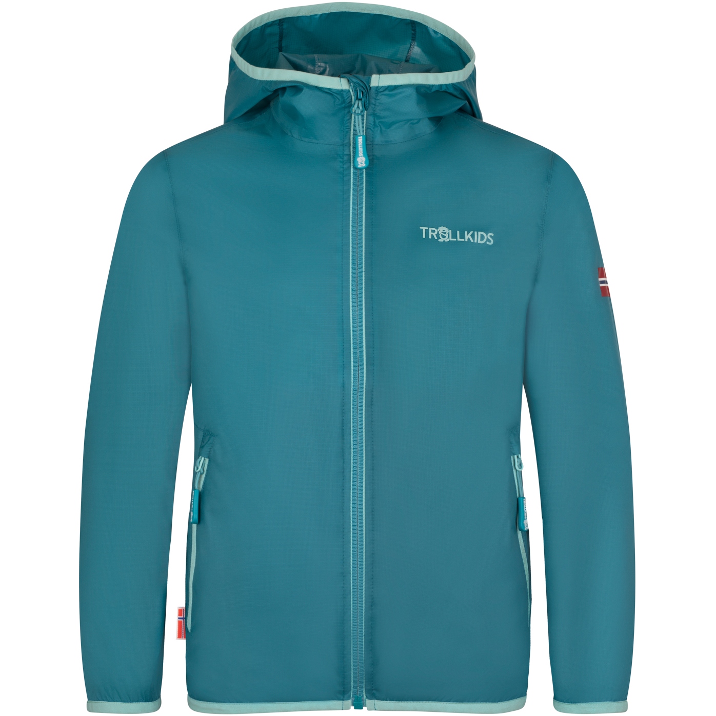 Produktbild von Trollkids Trolltunga Jacke Kinder - teal/aqua