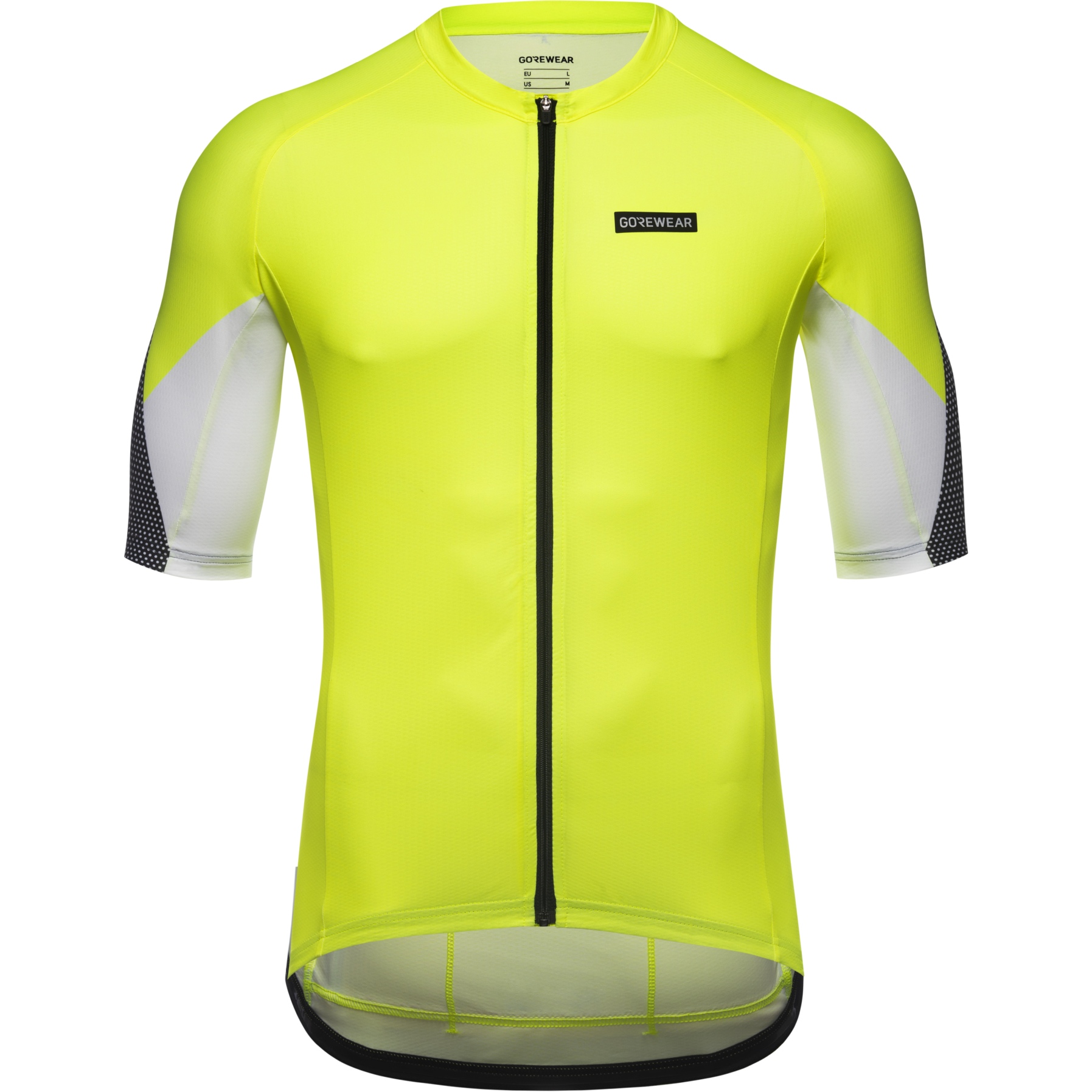 Kuva tuotteesta GOREWEAR Spirit Triangles Short Sleeve Jersey Men - neon yellow/white 0801