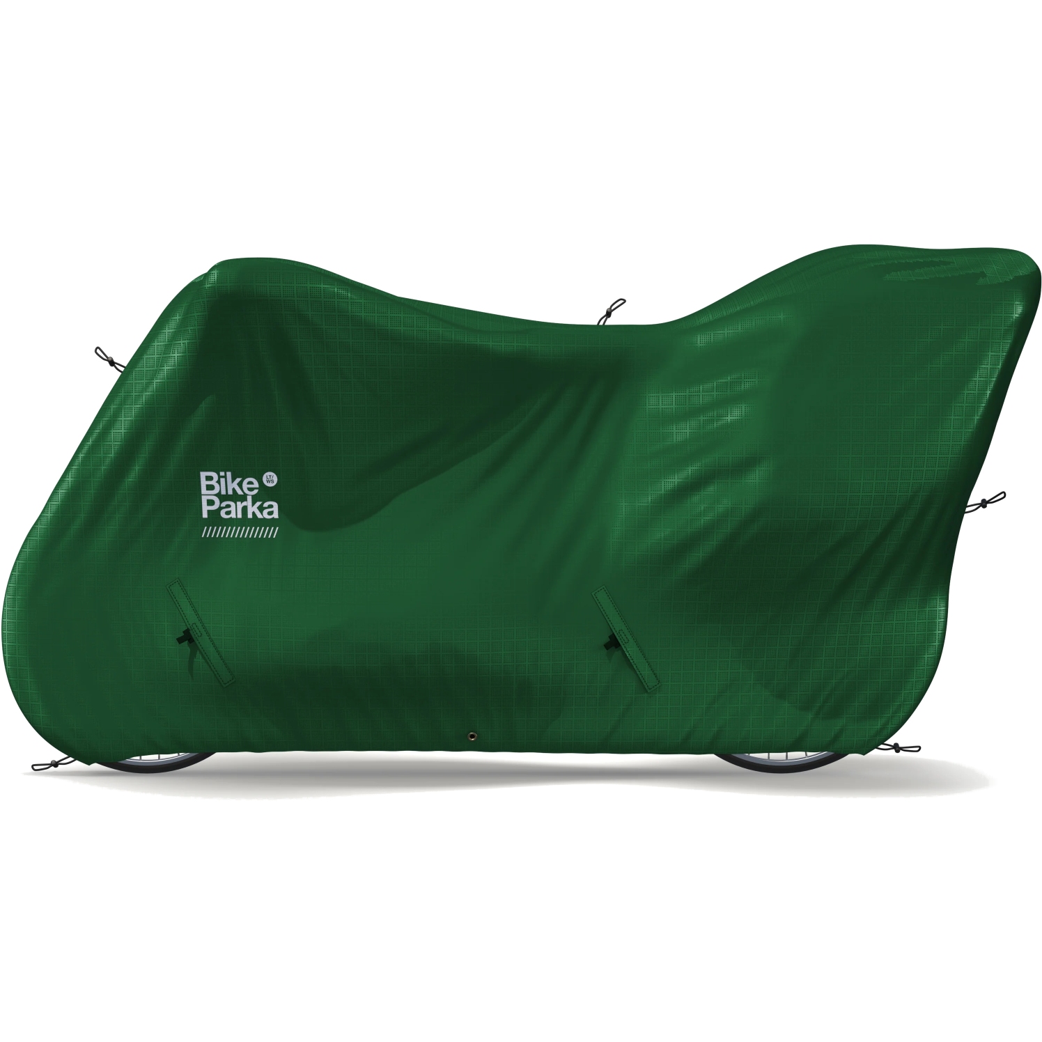 Produktbild von BikeParka Longtail mit Kindersitz Fahrradschutzhülle - Forest Green - 210x130cm