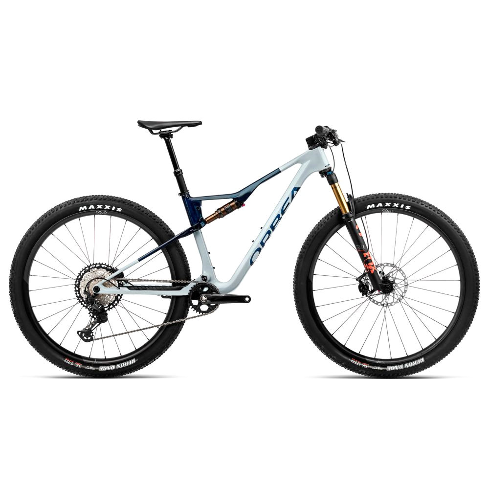 Produktbild von Orbea OIZ M10 XT Carbon Mountainbike - 2023 - Halo Silver - Blue Carbon (gloss)