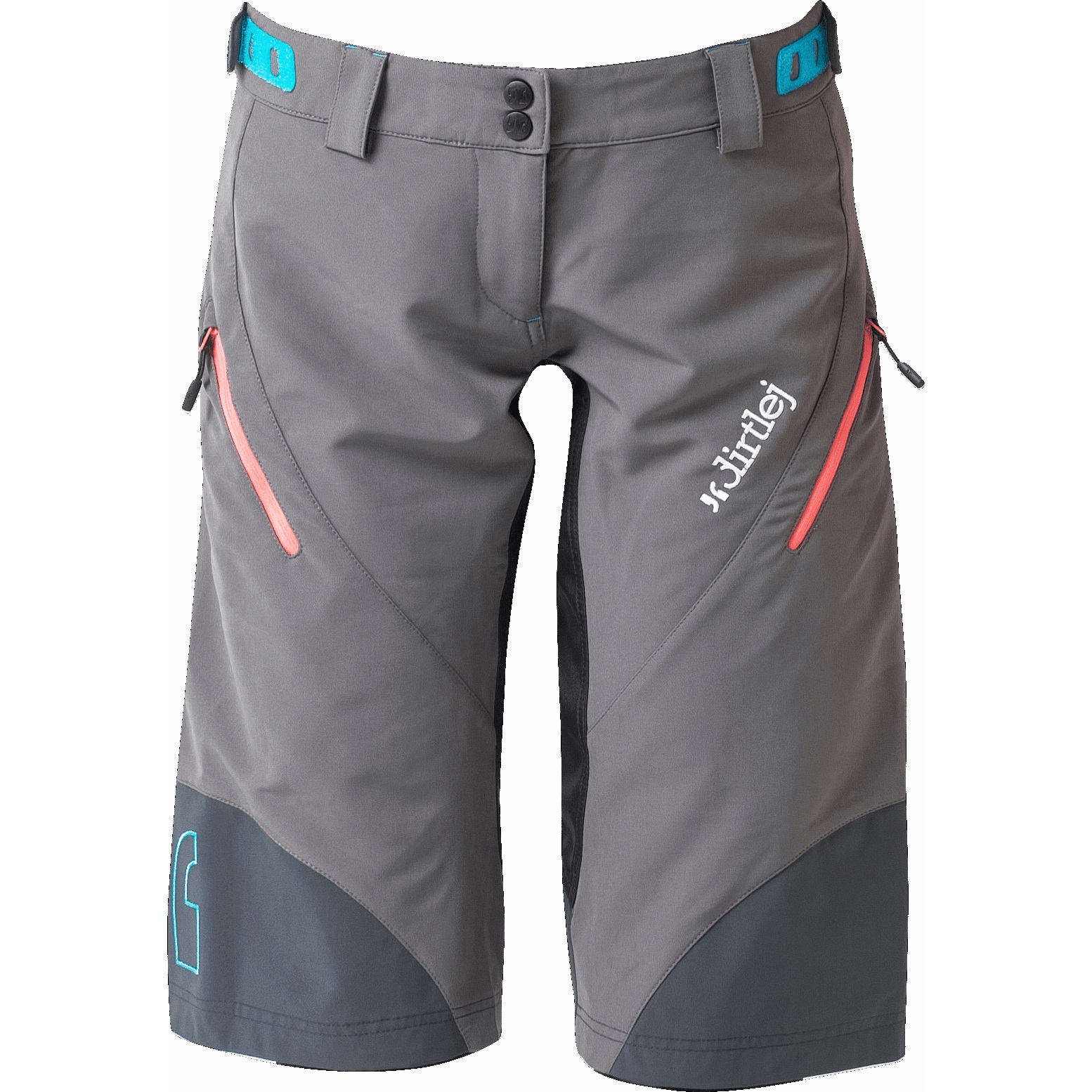 Picture of Dirtlej Trailscout Half &amp; Half Women&#039;s MTB Shorts - grey/peach