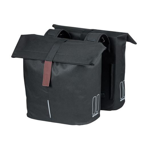Produktbild von Basil City Doppel Gepäckträgertasche - schwarz