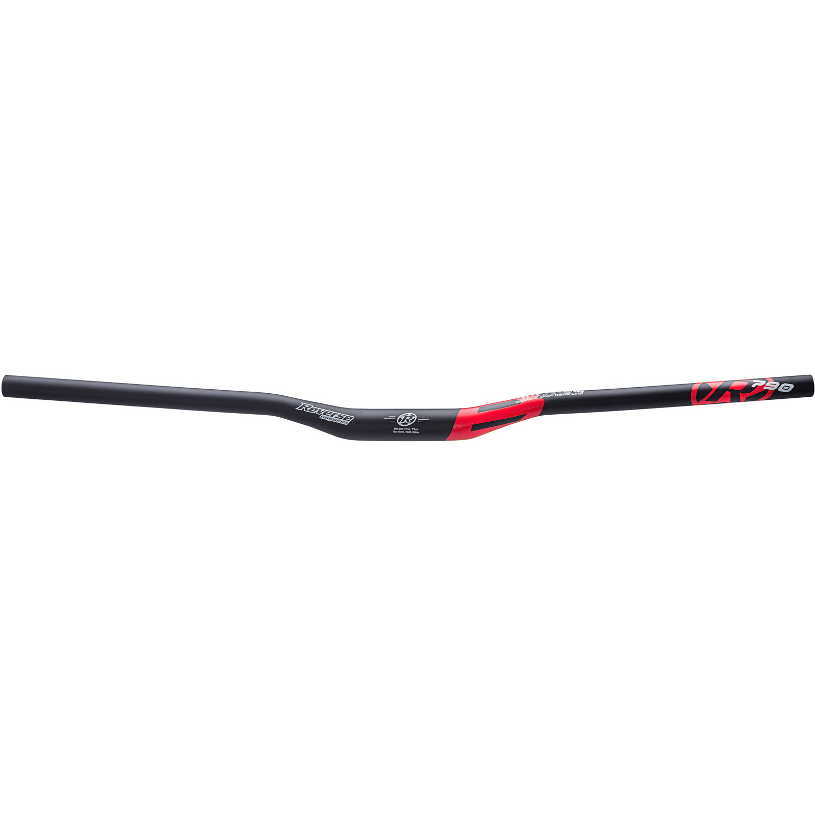 Picture of Reverse Components Base 35 MTB Handlebar - 790mm | 18mm Rise - black/red