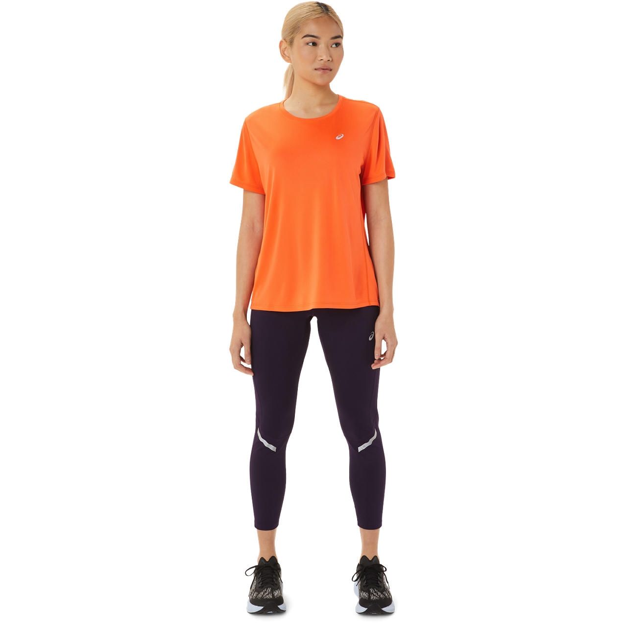 Asics t shirt femme orange online