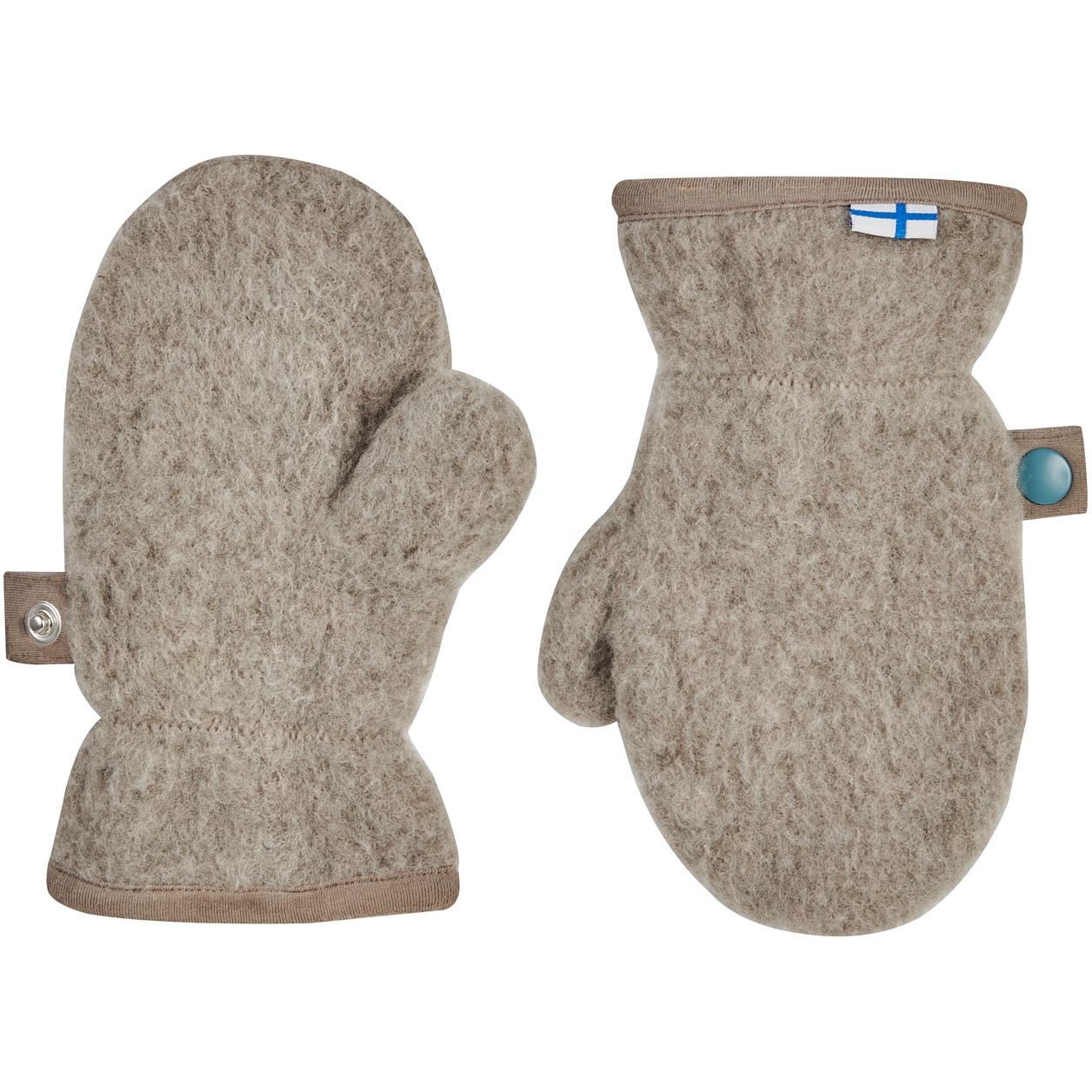 Picture of Finkid NUPUJUSSI WOOL Kids Mittens - timber wolf