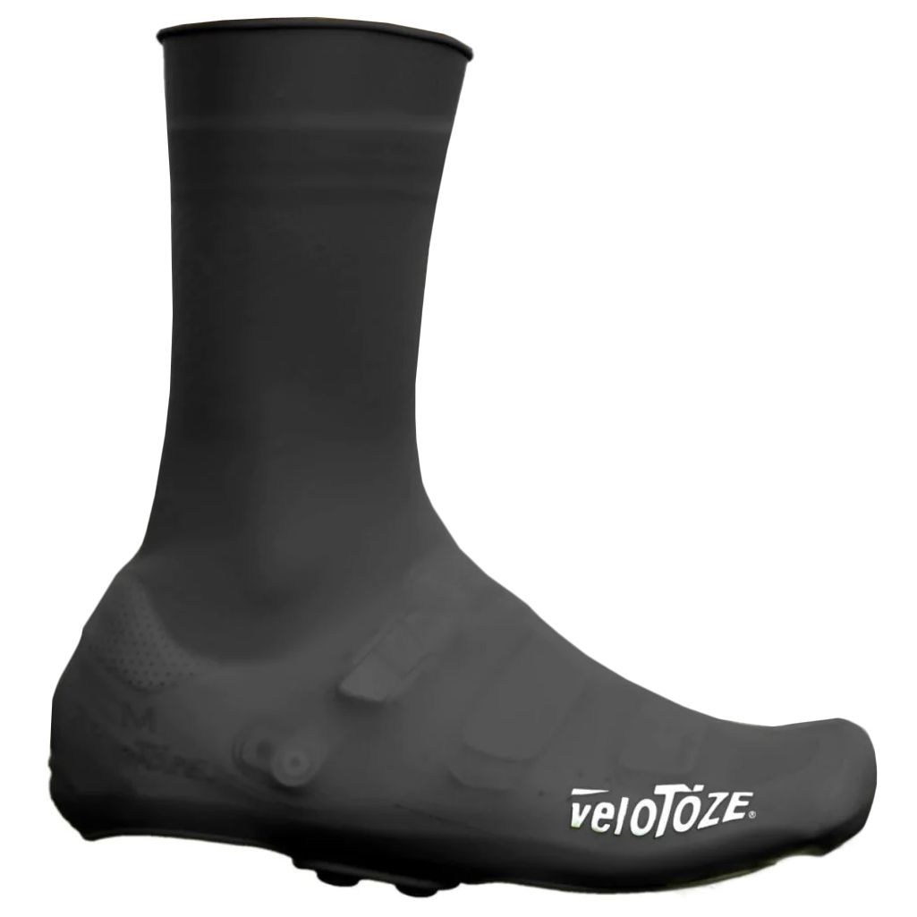 Productfoto van veloToze Silicone Snap Road Shoe Cover - Tall - black