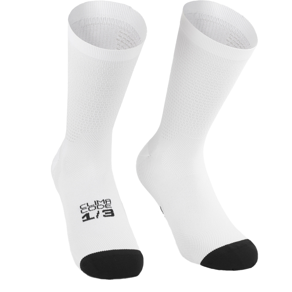 Photo produit de Assos Chaussettes Mi-Longues - Endurance S11 - white series