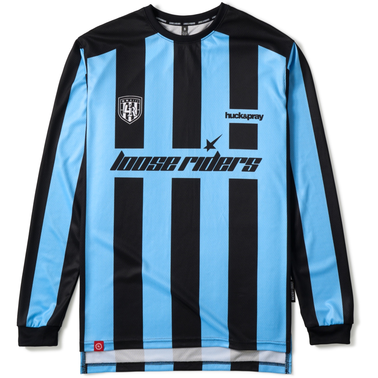 Picture of Loose Riders Derby Long Sleeve Jersey Men - Derby Blue