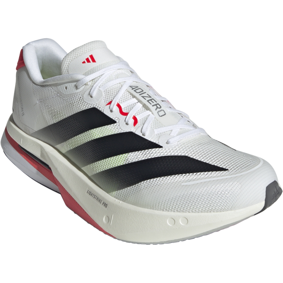 Bild von adidas Adizero Boston 13 Laufschuhe Herren - white/core black/lucid red JS4932