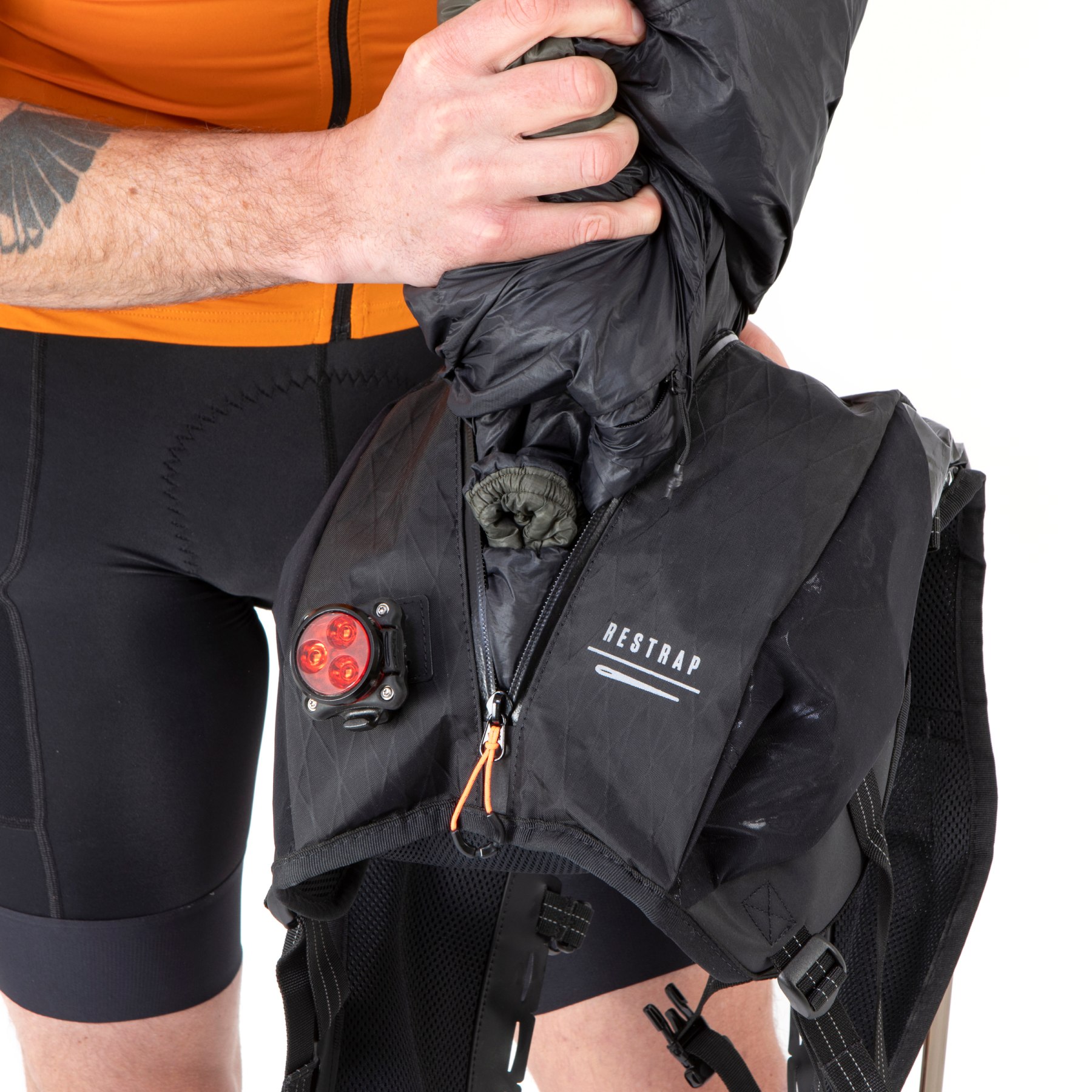 Gilet Da Running Bearactive Con Bottiglia 500ml – Unisex Nero – Leggero E Riflettente - Foto 3