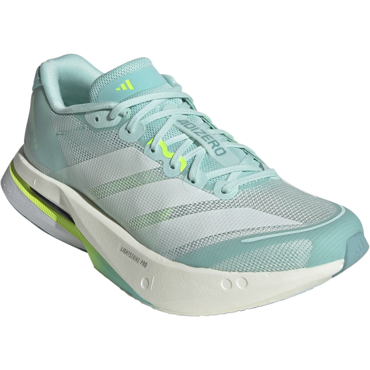 Produktbild von adidas Adizero Boston 13 Laufschuhe Damen - semi flash aqua/zero met./lucid lemon JS4957