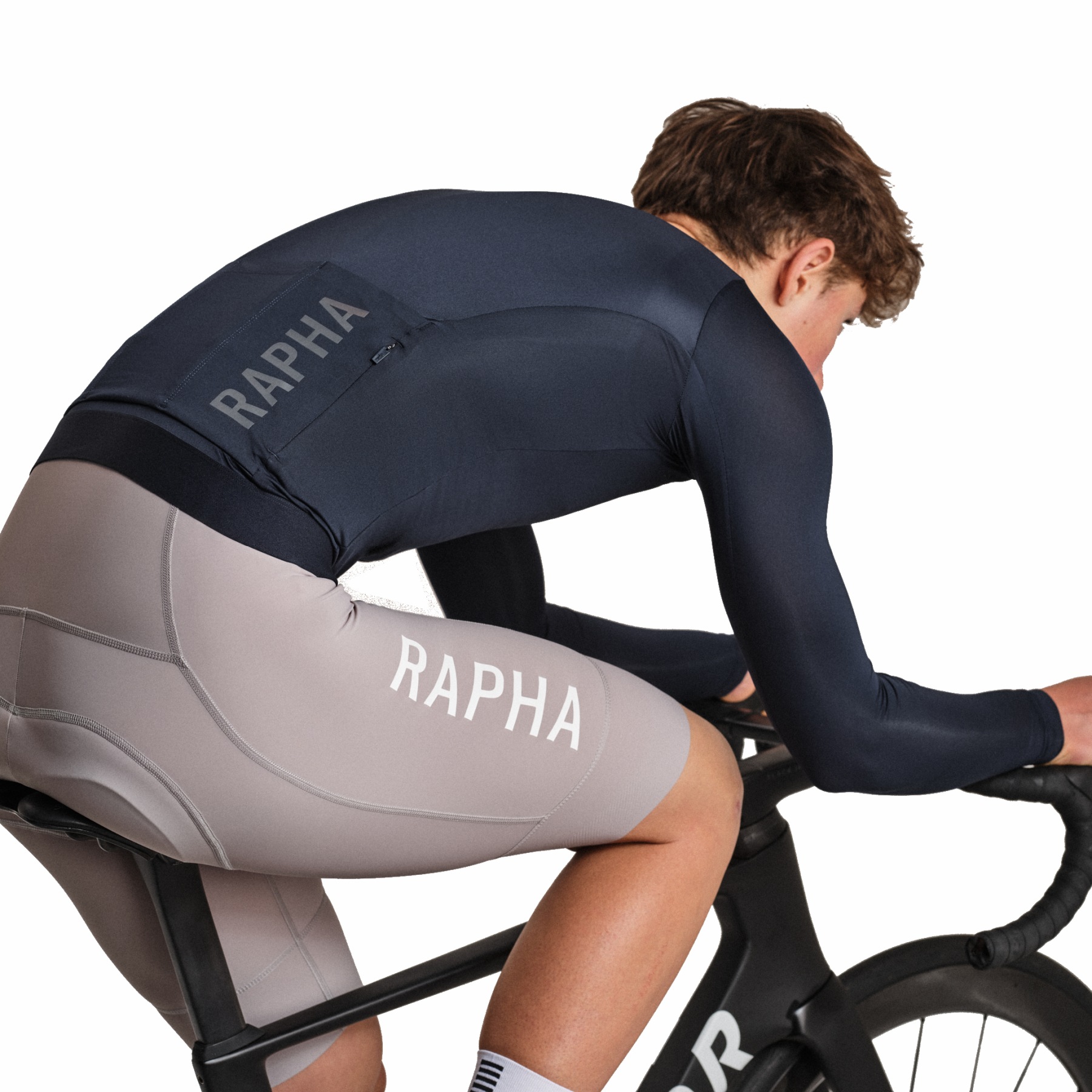 Rapha Pro Team Lightweight Long Sleeve Jersey Men - carbon/navy