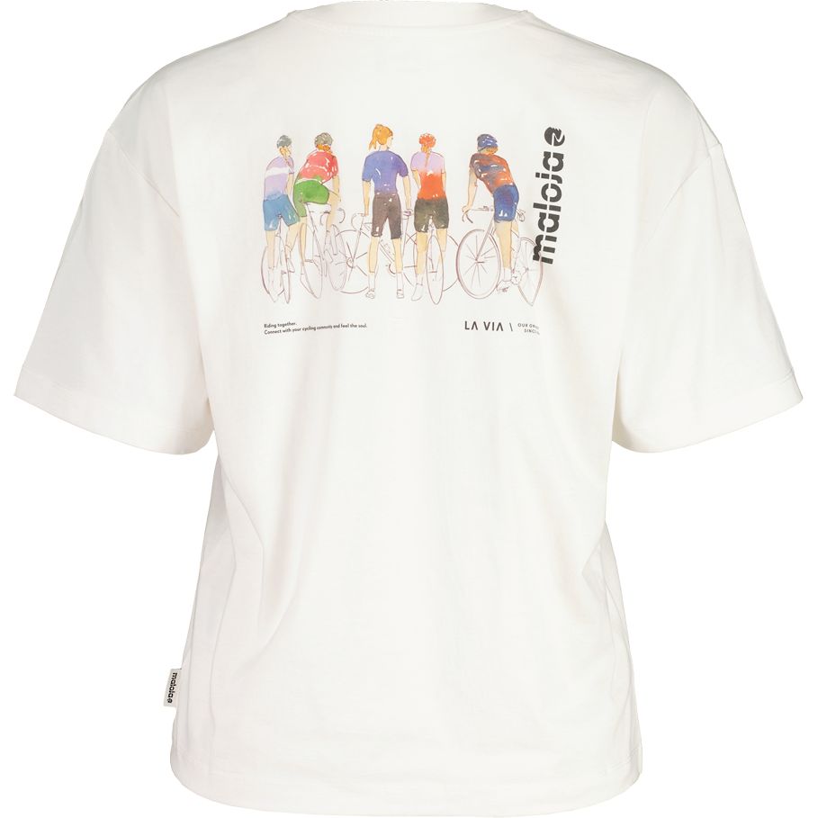 Maloja Organic Cotton T-Shirt Damen shaded white cycling
