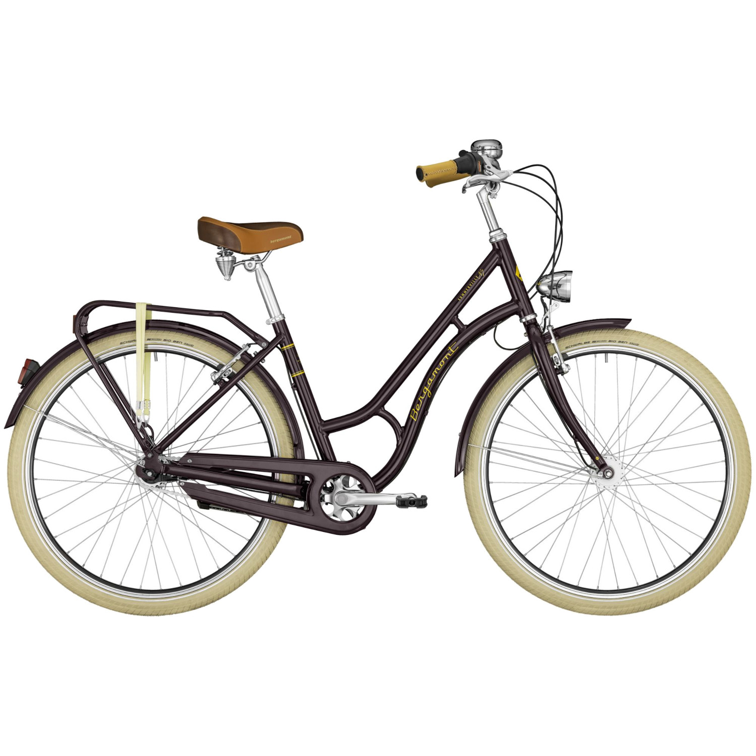 Produktbild von Bergamont SUMMERVILLE N7 CB - Damen City Bike - 2023 - aubergine