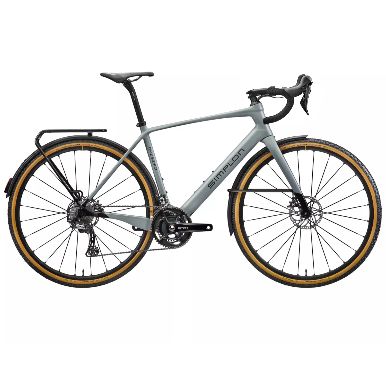 Produktbild von Simplon INISSIO PMAX - GRX 600 - Carbon Gravel E-Bike - 2023 - shady grey matt/ black glossy