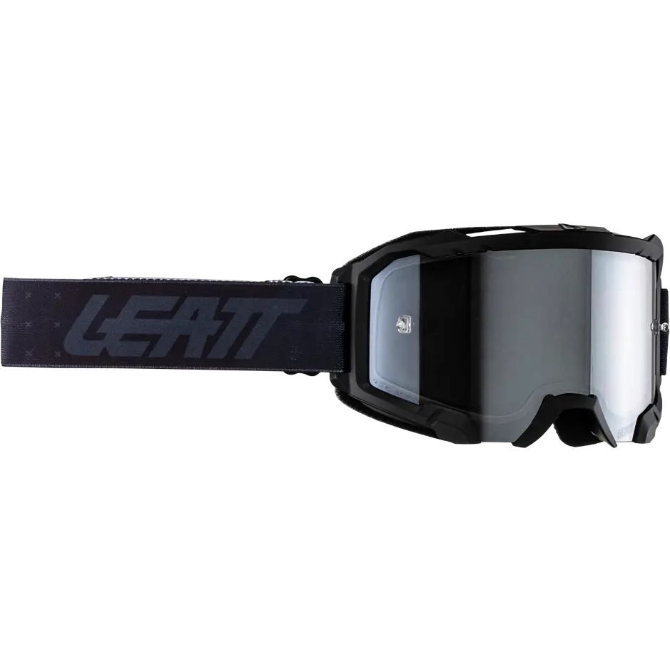 Productfoto van Leatt Velocity 4.5 Iriz Goggle - Mirror Lens - stlth / silver