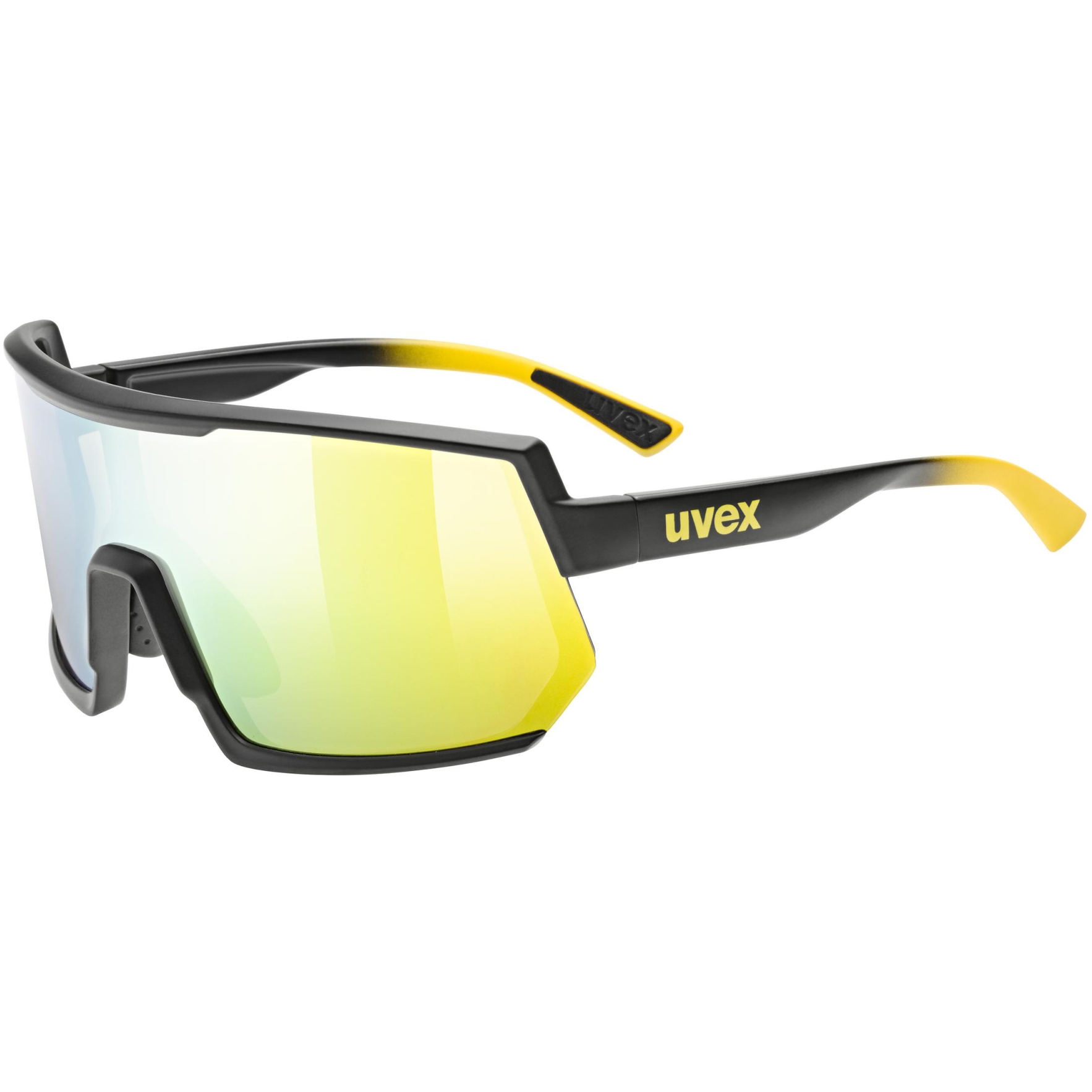 Produktbild von Uvex sportstyle 235 Brille - sunbee-black matt/supravision mirror yellow