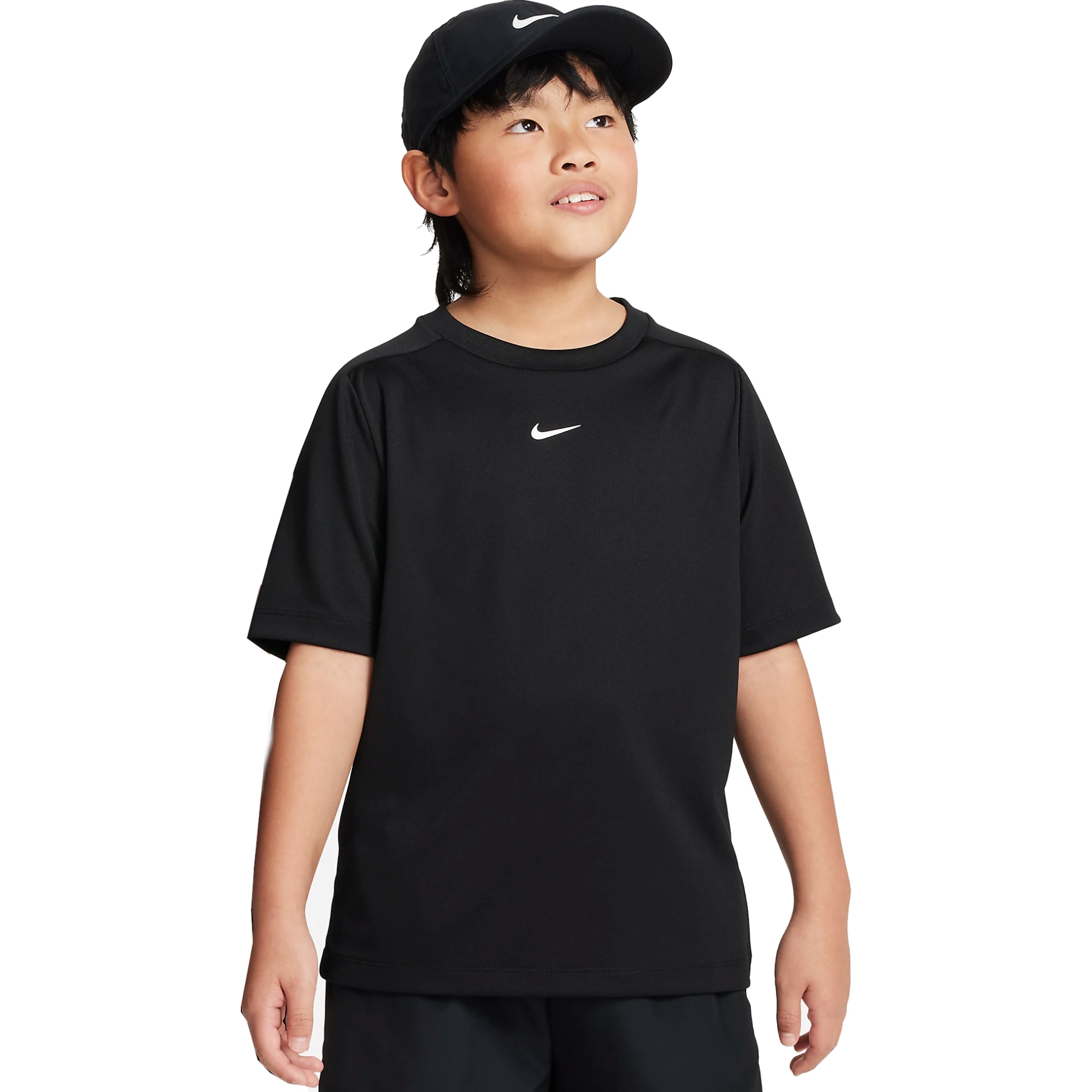 Productfoto van Nike Dri-FIT Multi Kinderen Trainingsshirt - zwart DX5380-010