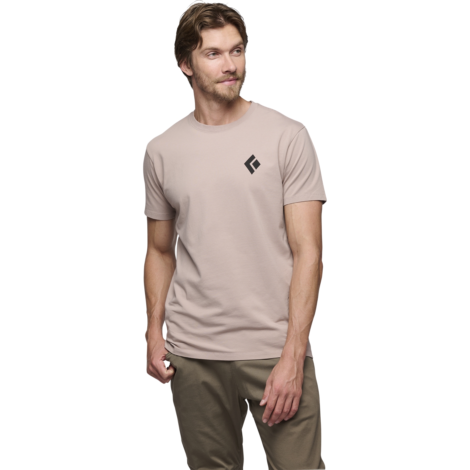 Photo produit de Black Diamond T-Shirt Manches Courtes Homme - Equipment For Alpinist - Pale Mauve