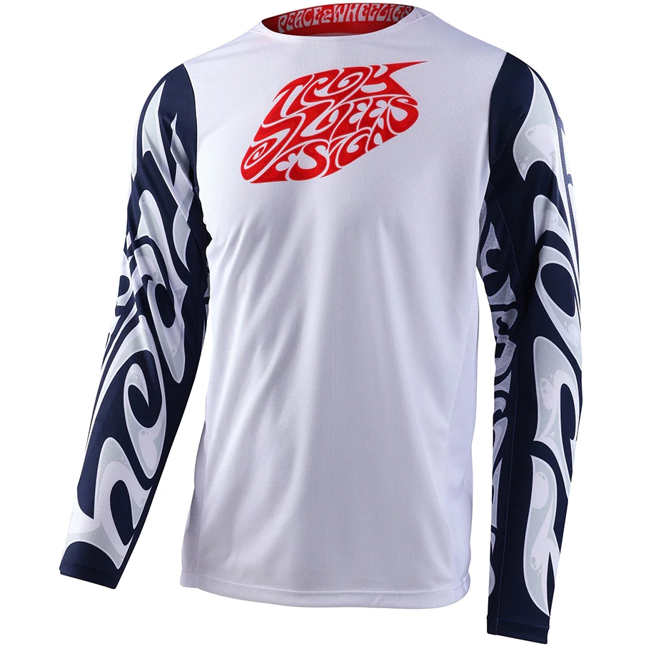 Productfoto van Troy Lee Designs GP Pro Shirt - Hazy Friday Navy/White