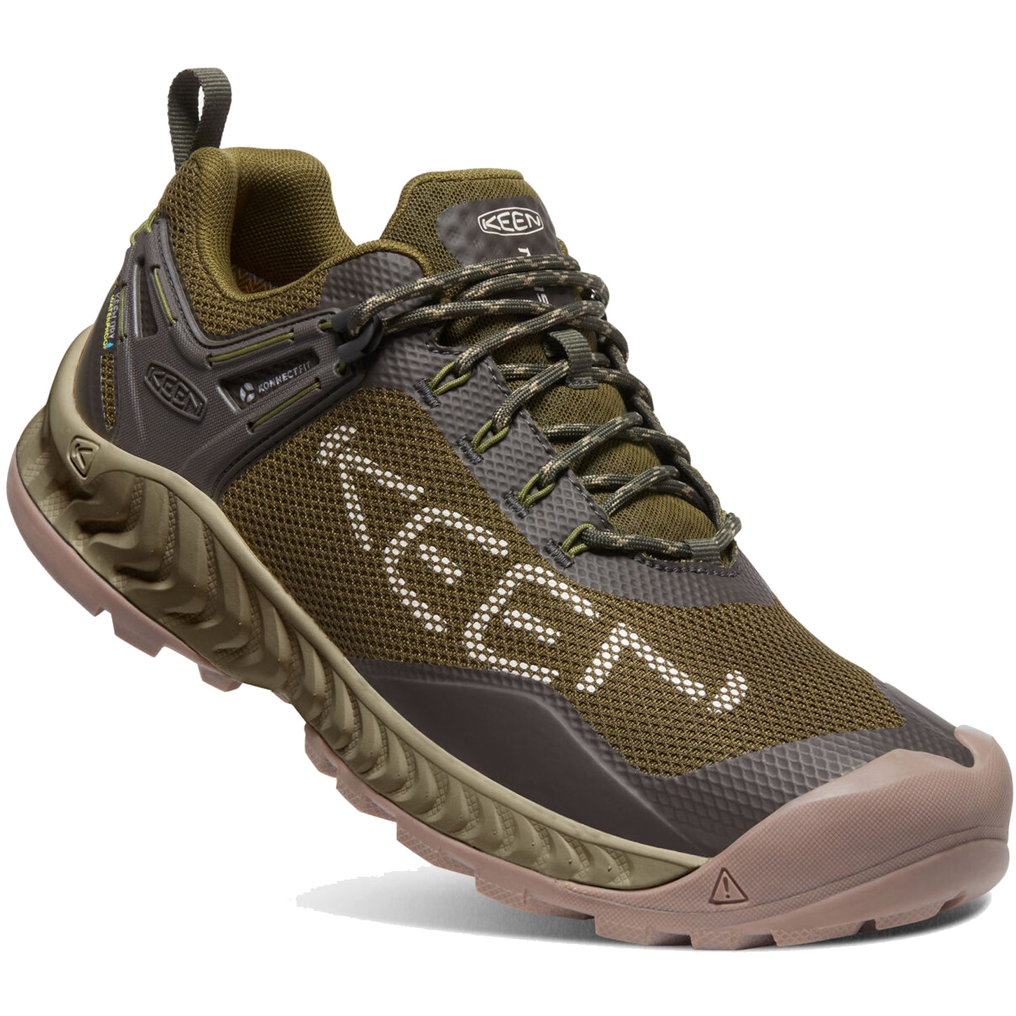 Picture of KEEN NXSI EVO Waterproof Hiking Shoes Men - Dark Olive / Black Olive