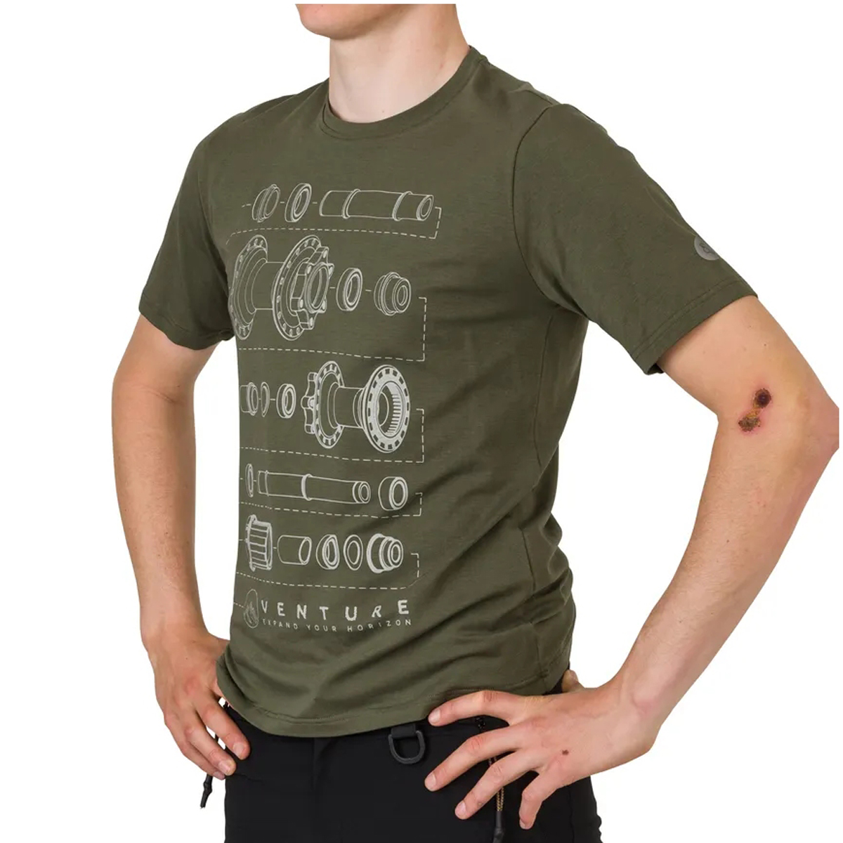 Image of AGU Venture Casual Performer T-Shirt Unisex - army green
