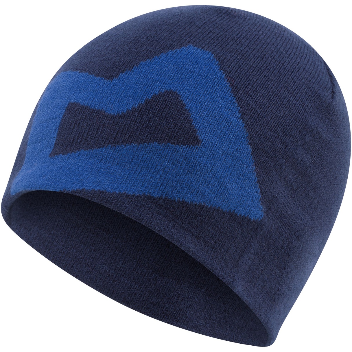 Picture of Mountain Equipment Branded Knitted Beanie ME-000771 - medieval/lapis blue