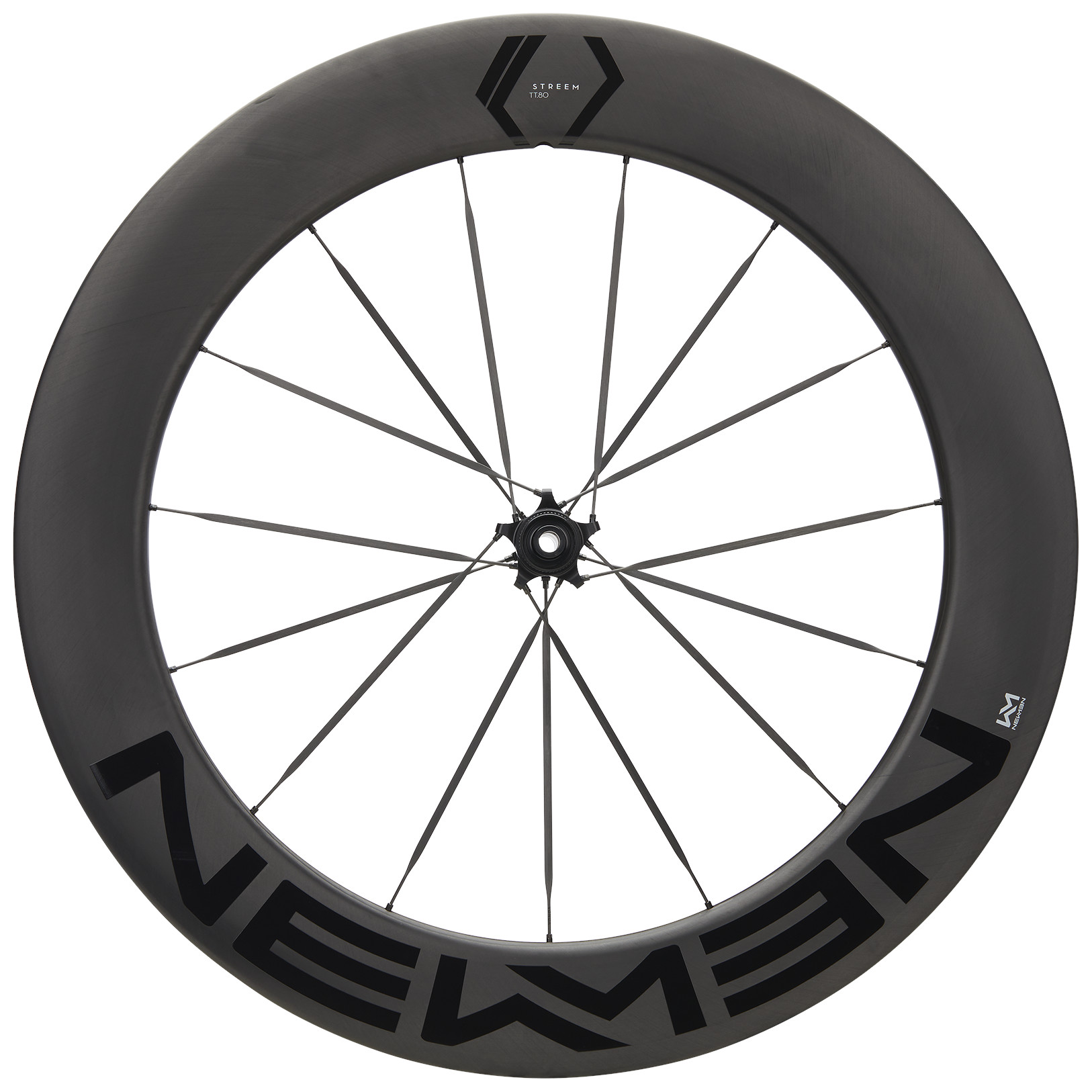 Produktbild von Newmen Streem Time Trial VONOA TT.80 Vorderrad - 28&quot; | Carbon | Clincher | Centerlock - 12x100mm