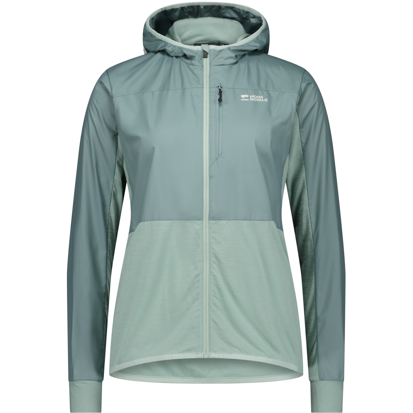 Produktbild von Mons Royale Diversion Merino Windjacke Damen - dew / desert sage
