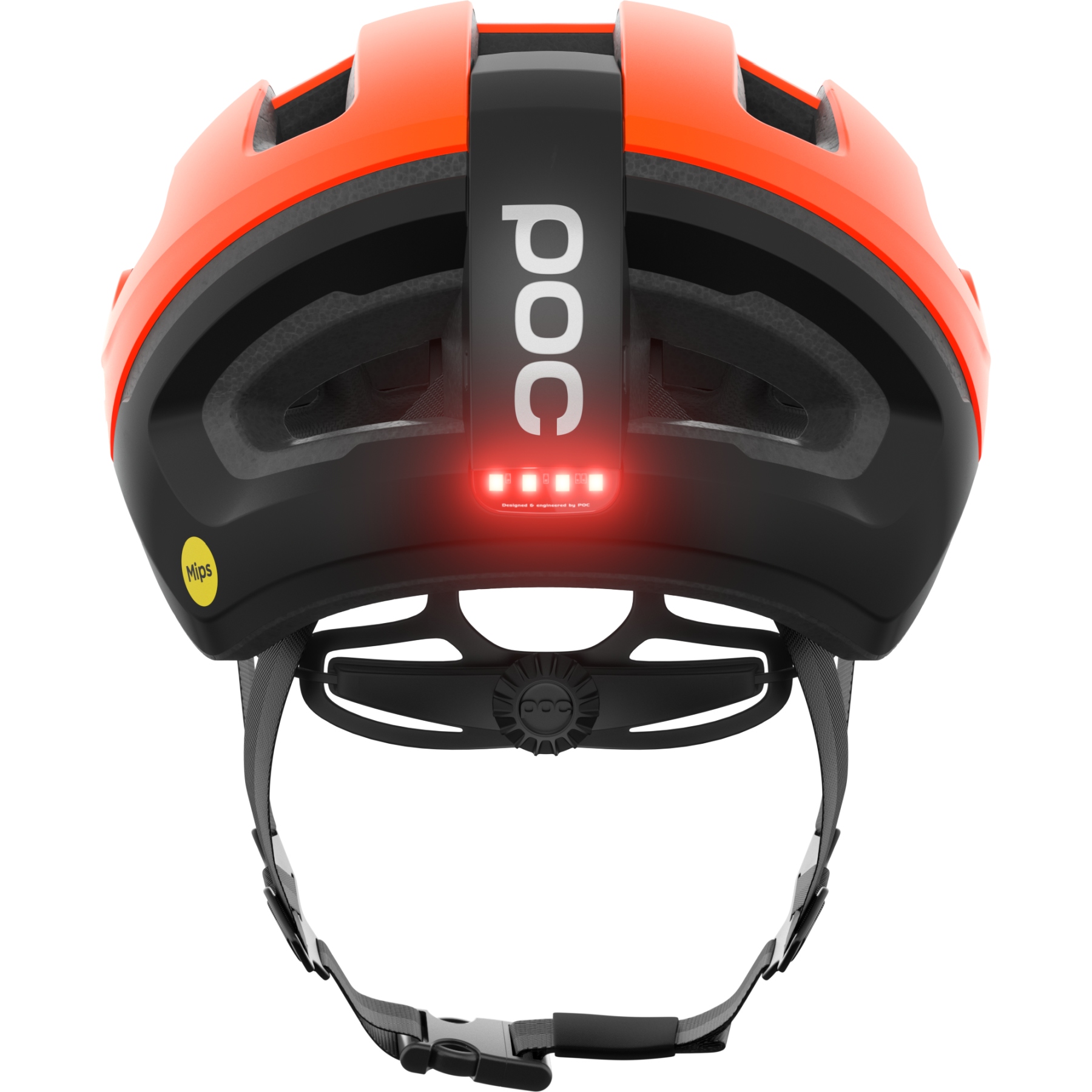POC Omne Beacon MIPS Helmet - 8817 Fluorescent Orange Matt/Uranium