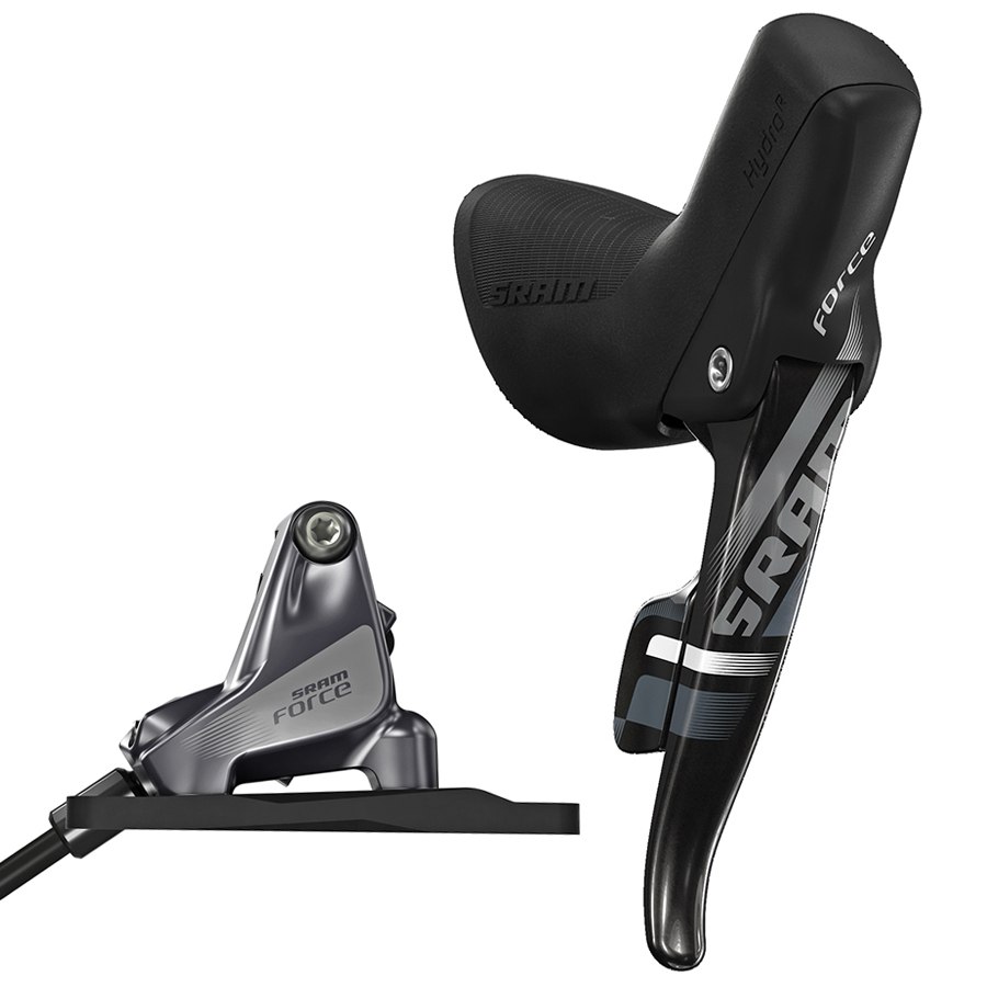 Image of SRAM Force 22 / 1 / CX1 Moto DoubleTap Shift-Brake Control + Hydraulic Disc Brake - Flat Mount - Moto - right | 11-speed - grey/black
