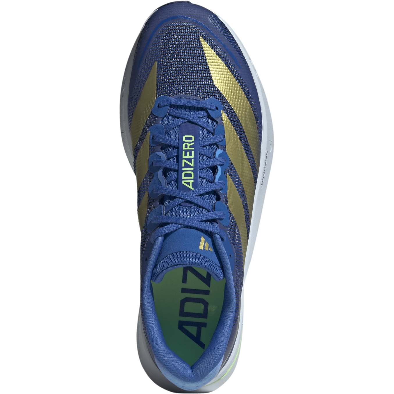 adidas Adizero Boston 13 Running Shoes Men - blue/gold metal/blue burst  JQ1669 | BIKE24