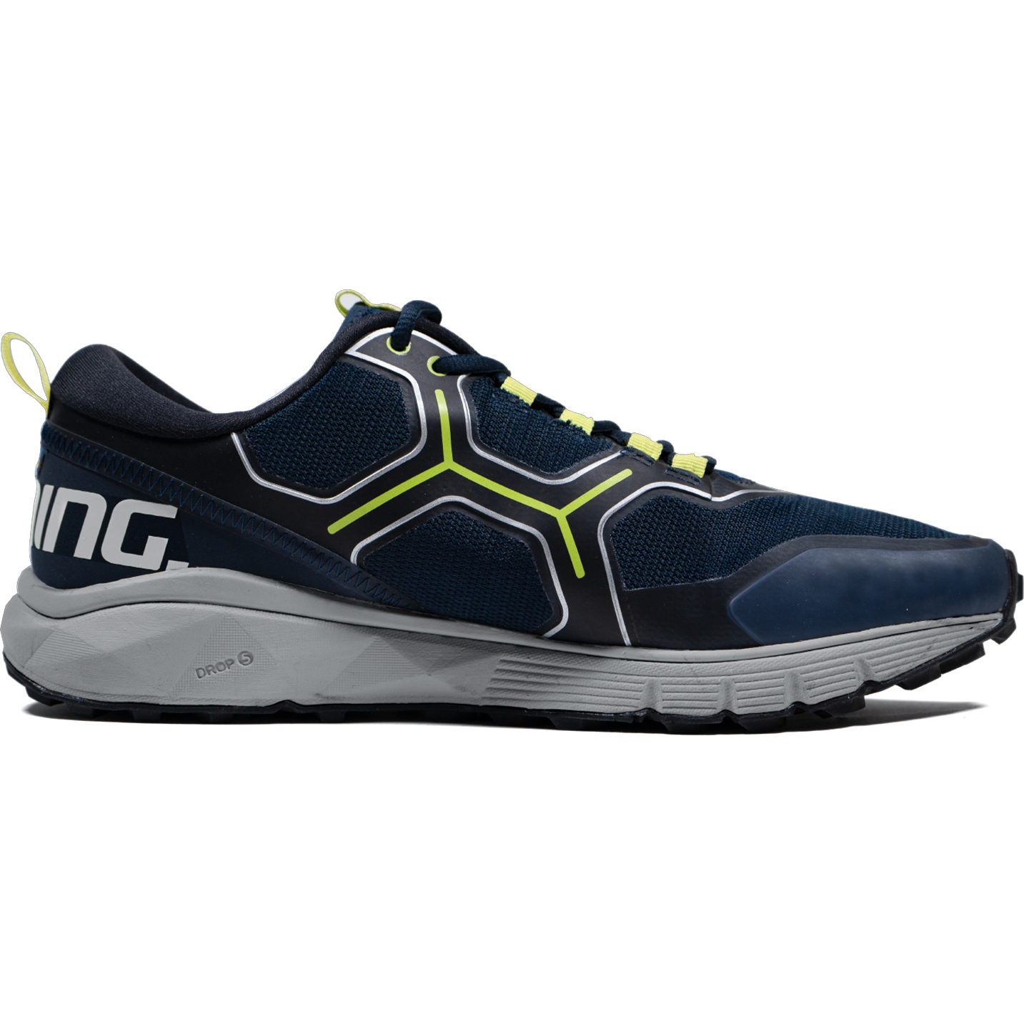 Productfoto van Salming Recoil Trail Shoes Men - dress blue/lime punch/white