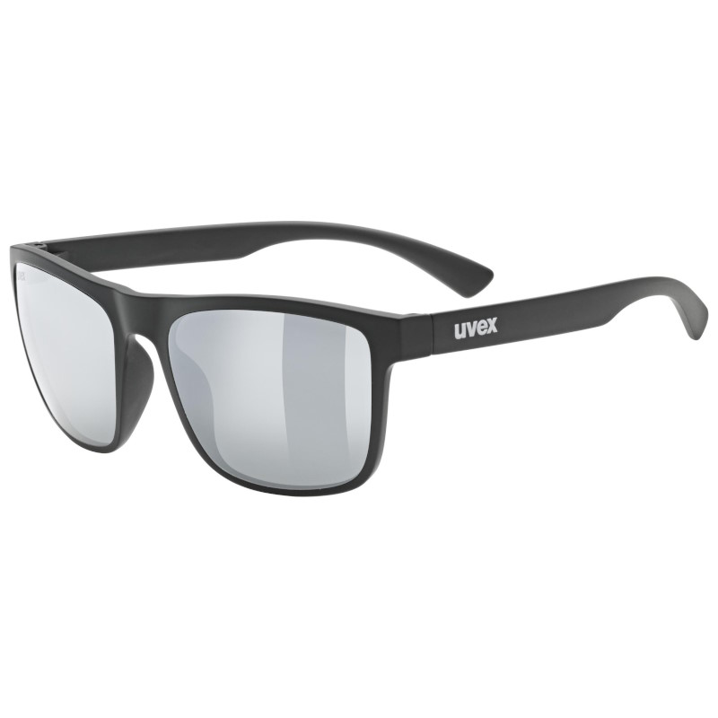 Picture of Uvex rookie Kids Glasses - black matt/mirror silver