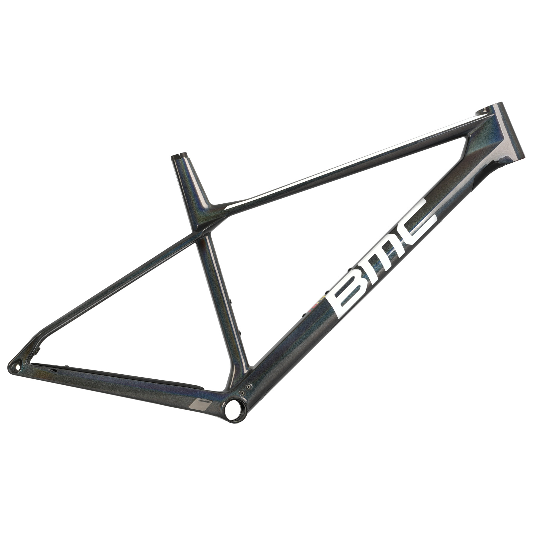 Productfoto van BMC TWOSTROKE 01 - Carbon Frame - 2023 - iridium/white/black