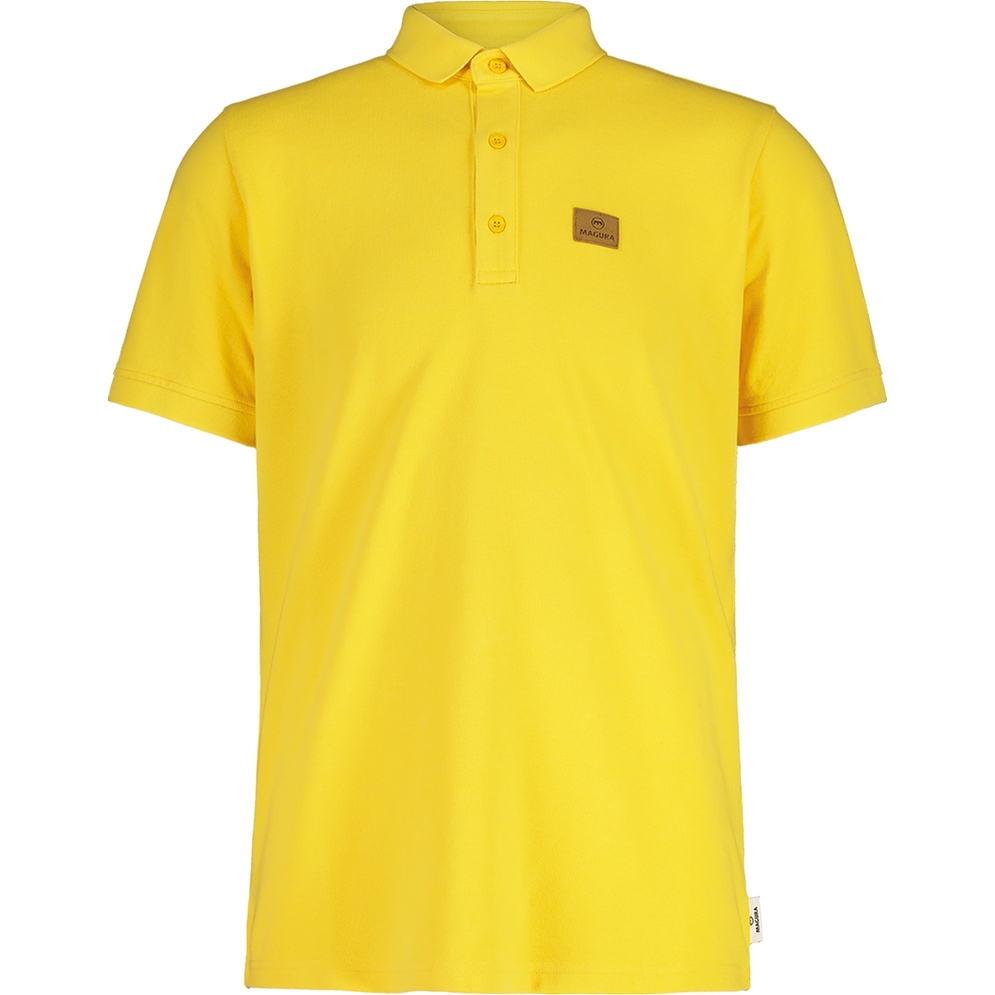 Picture of Magura YW Piquee Polo Shirt by Maloja - neon yellow
