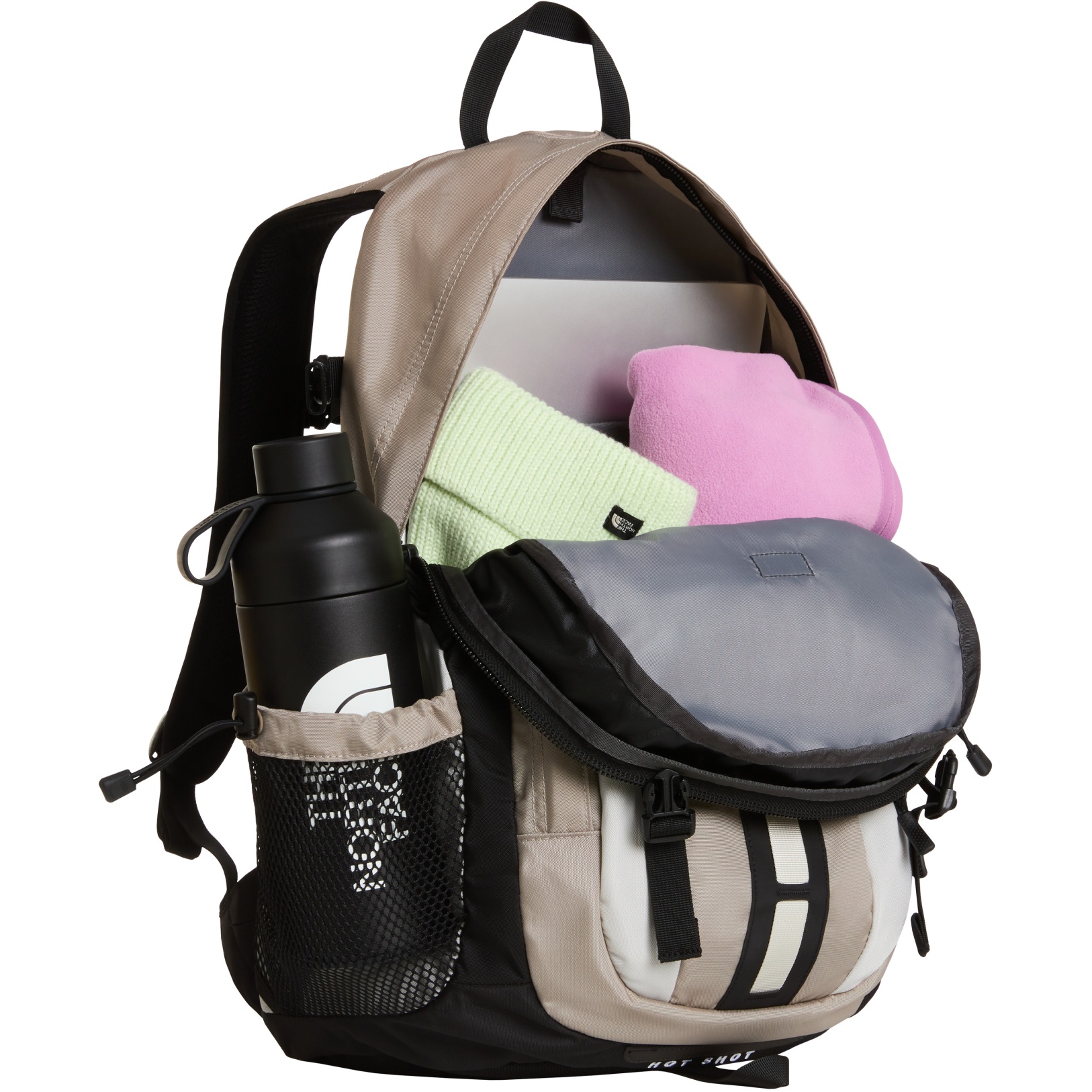 The North Face Hot Shot SE Backpack - 30L - Stone Slab/Cumulus