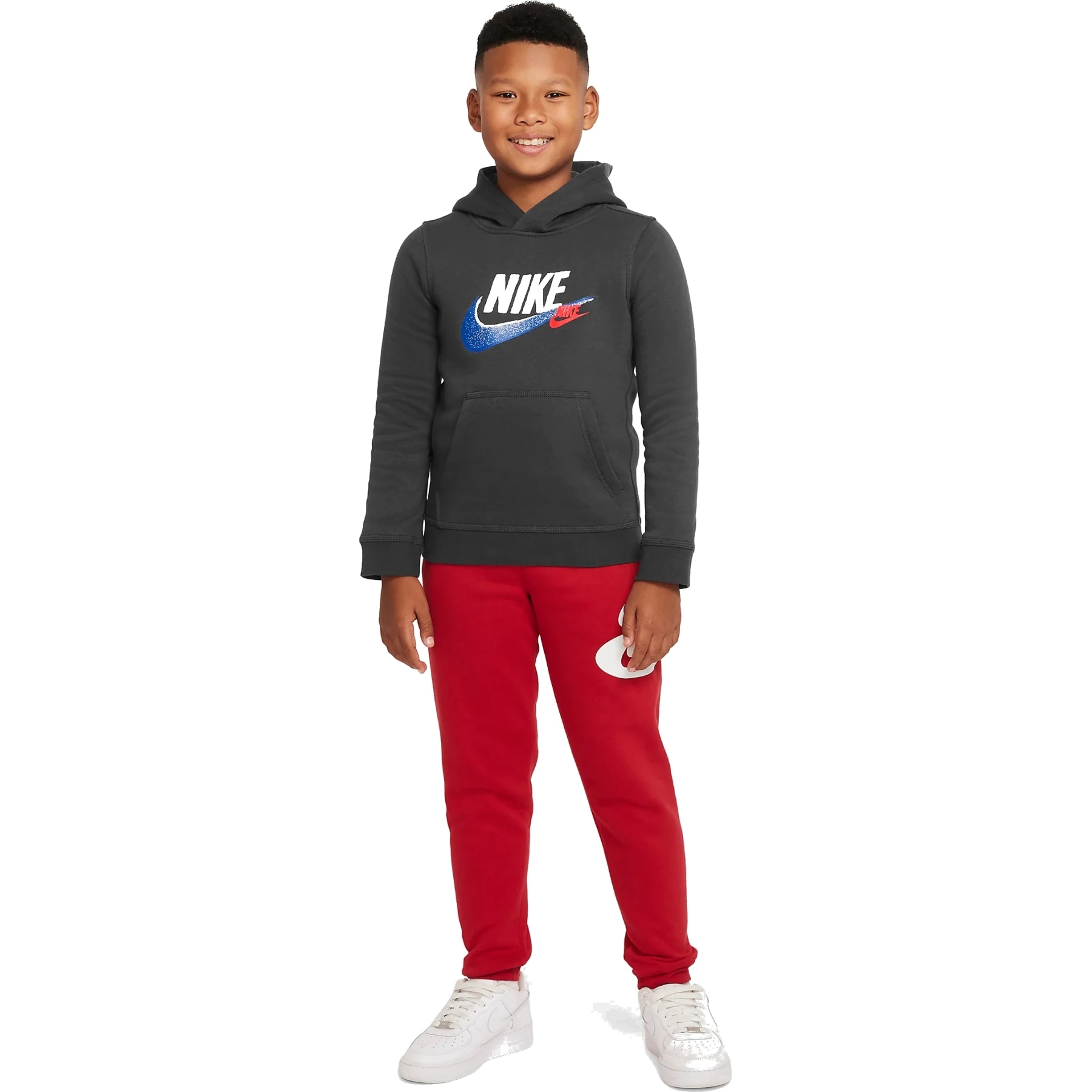 Nike Sportswear Standard Issue Fleece-Hoodie für ältere Kinder - dark smoke  grey FD1197-070
