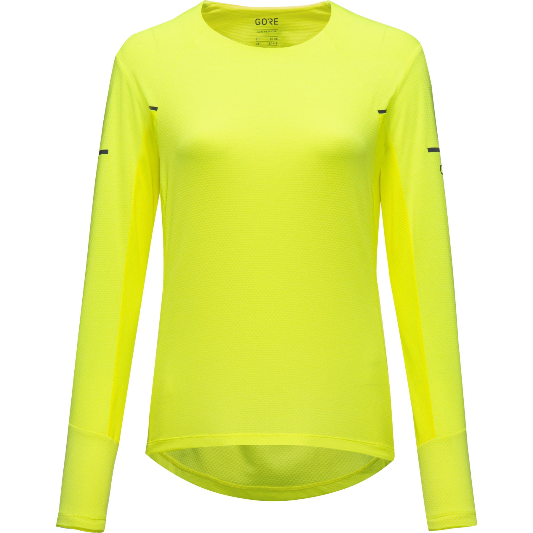 Productfoto van GOREWEAR Vivid Hardloopshirt met lange mouwen Dames - neon yellow 0800