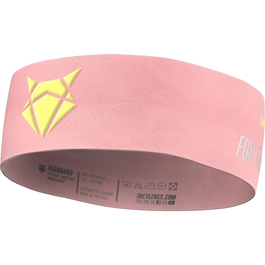 Image de INCYLENCE Bandeau V1 Étroite - Light Pink Yellow