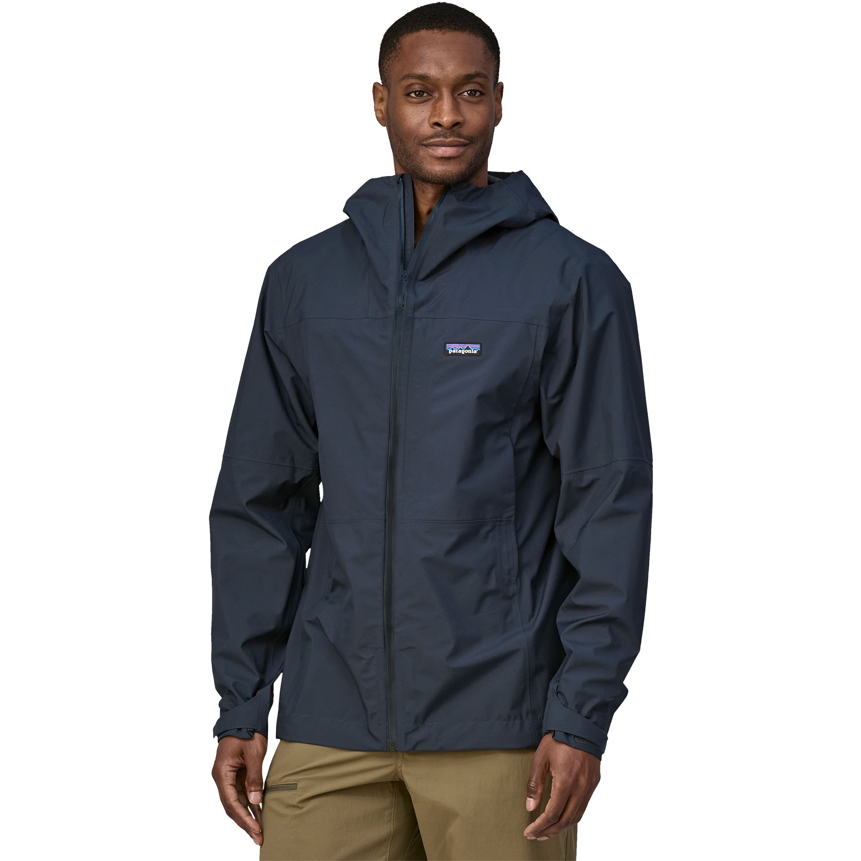 Patagonia Boulder Fork Rain Jacket Men Smolder Blue BIKE24