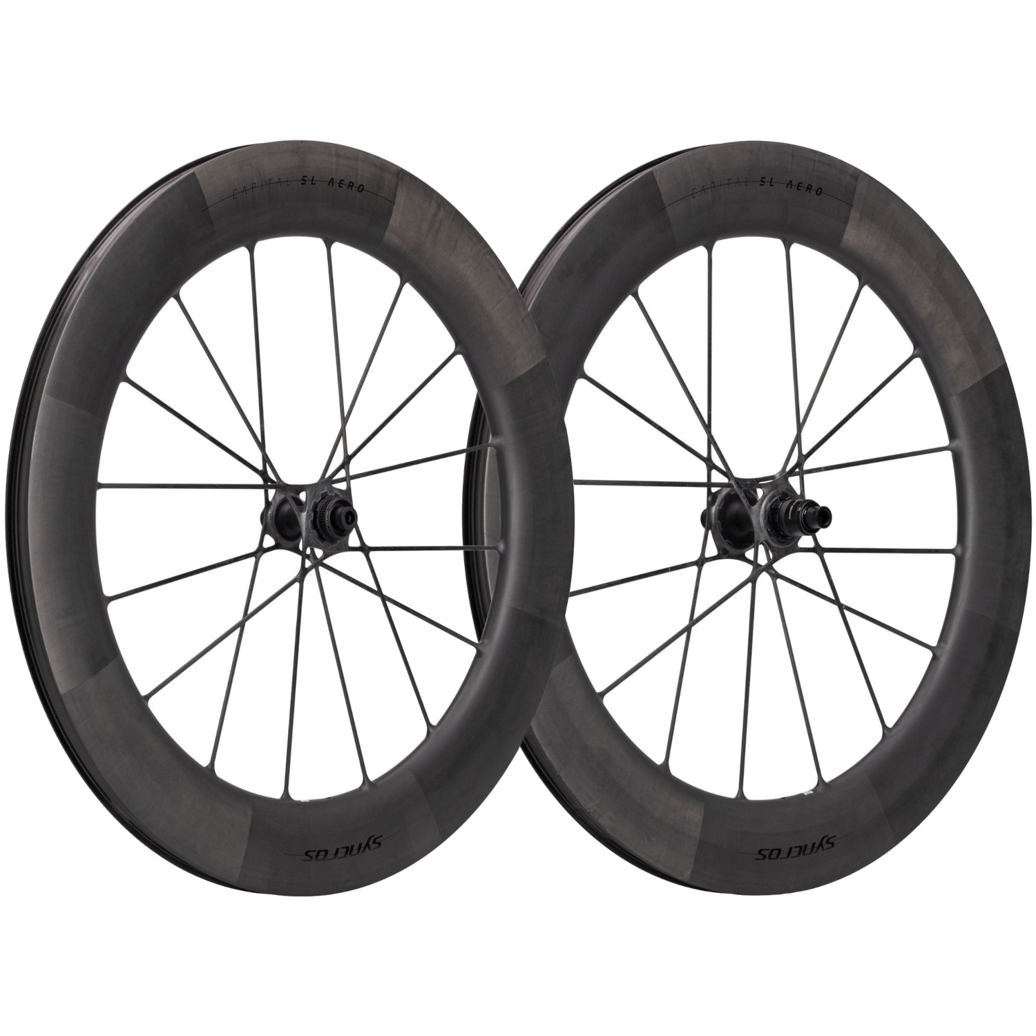 Produktbild von Syncros Capital SL Aero Laufradsatz - 28&quot; | Carbon | Hookless | Centerlock - 12x100mm | 12x142mm - 80mm | SRAM XDR