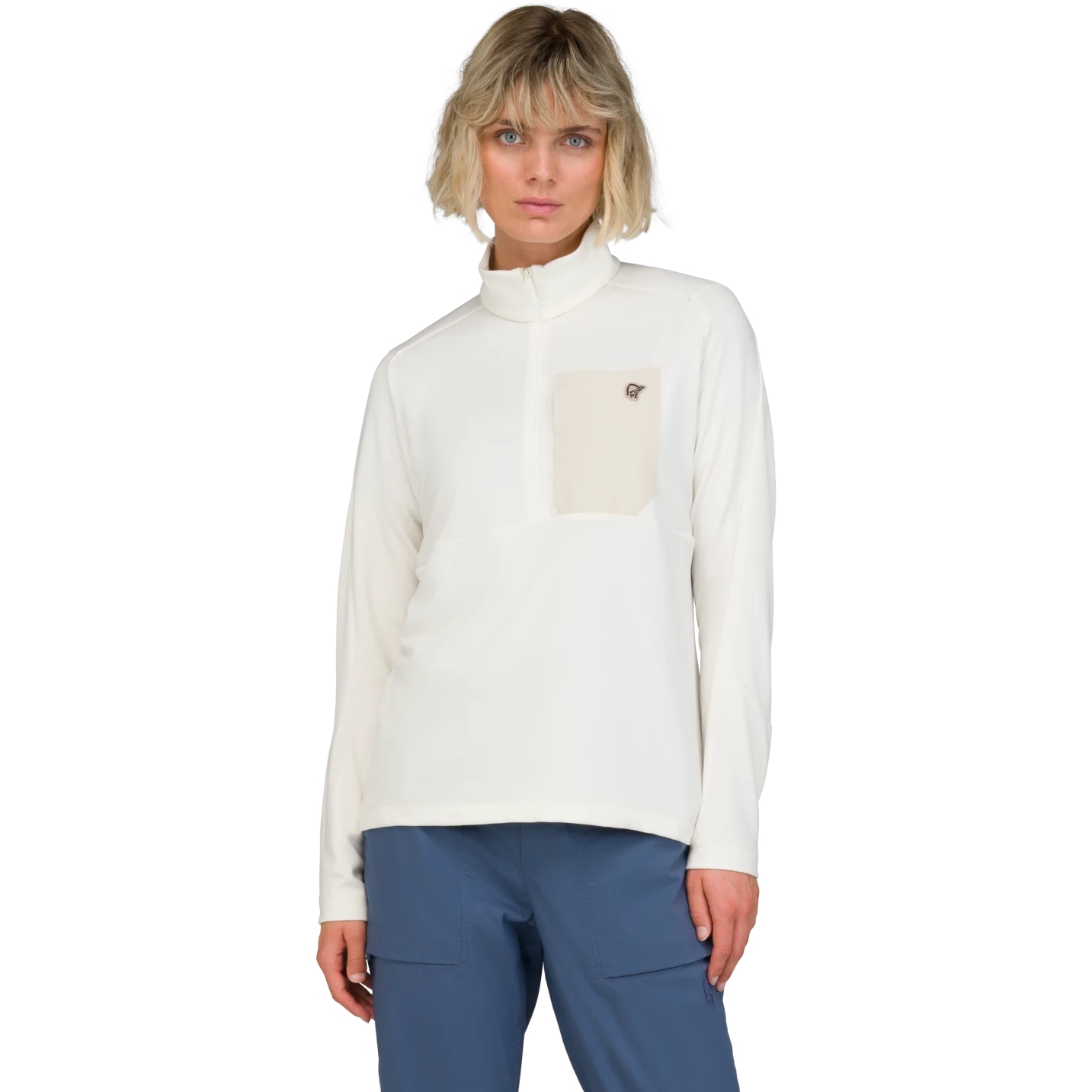 Bild von Norrona femund warm1 Half-Zip Shirt Damen - Snow White