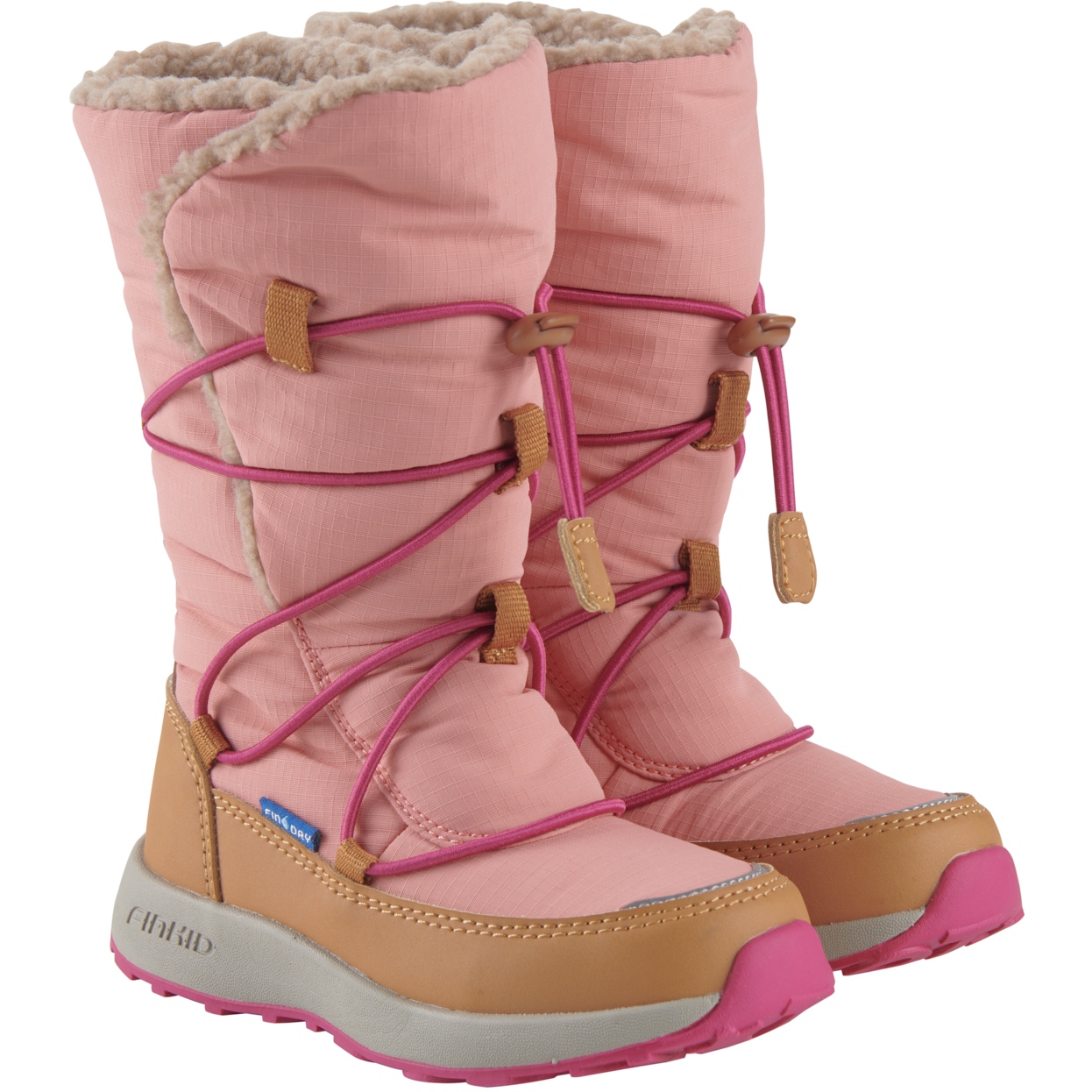 Picture of Finkid VASA Kids Winter Boots - terra cotta/almond