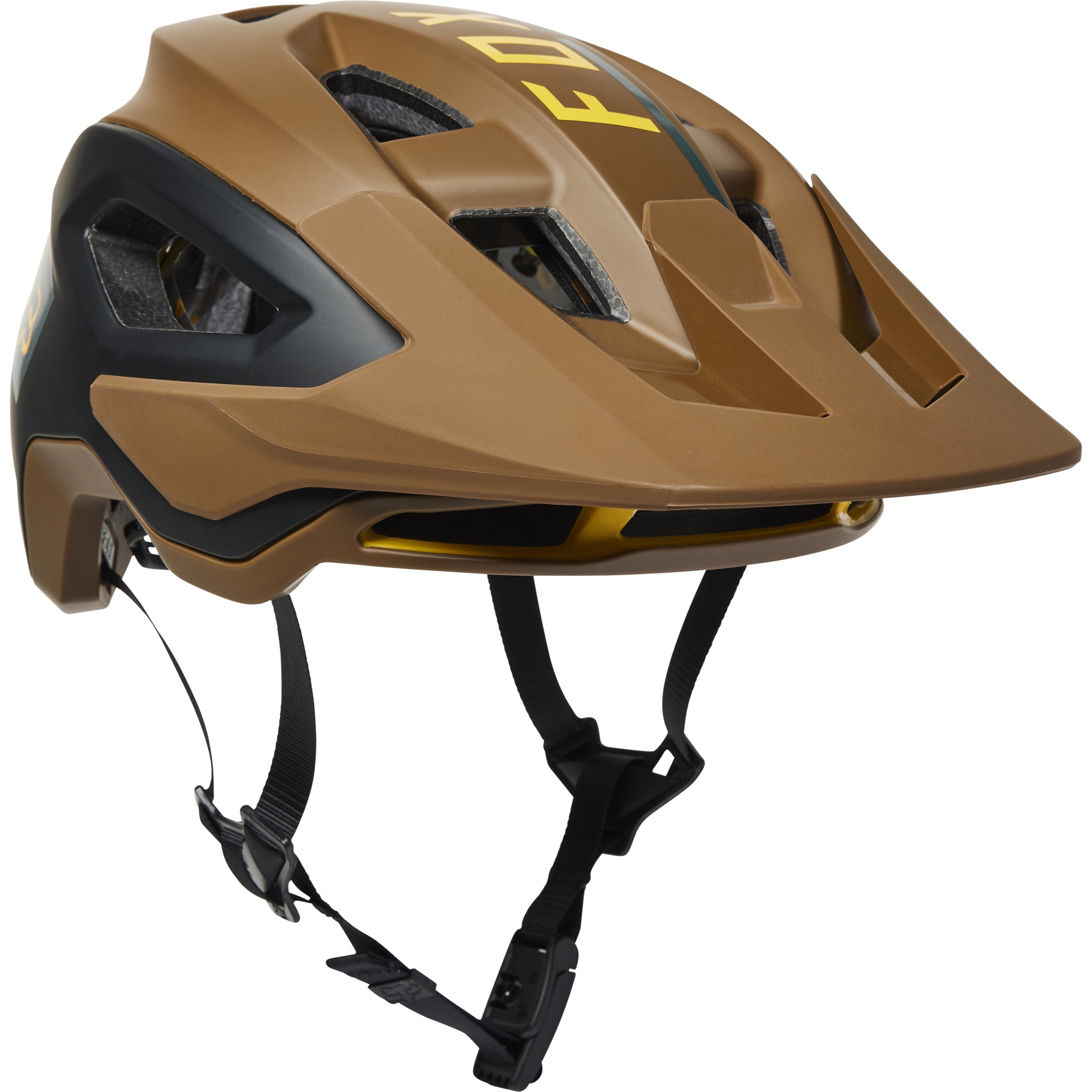 Picture of FOX Speedframe Pro MIPS Helmet - Blocked - nutmeg
