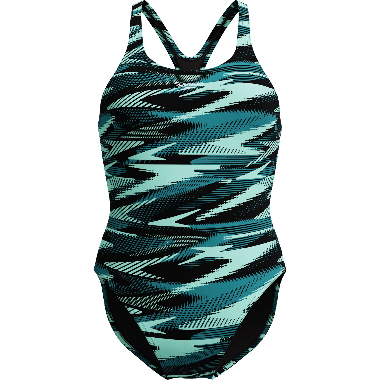 Speedo HyperBoom Allover Medalist Swimsuit Women - dark teal